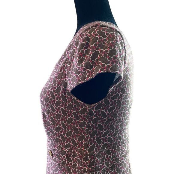 Lilly Pulitzer S'mores Dress Fleur de Lis Mod Size 4 - Picture 6 of 12